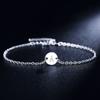 925 Sterling Silber 26 Buchstaben Frauen Männer Kette Armband Fußkettchen Charme Hochzeit Persönlichkeit Schmuck Dame Geschenk Party