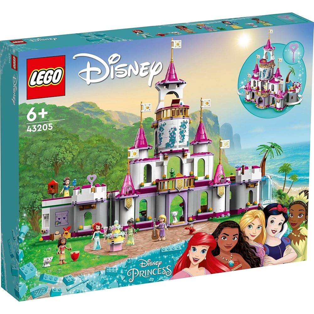 LEGO Disney Princess Castle Adventure Toy Building Blocks for Kids Ages 6-9 Educational Gift 43205