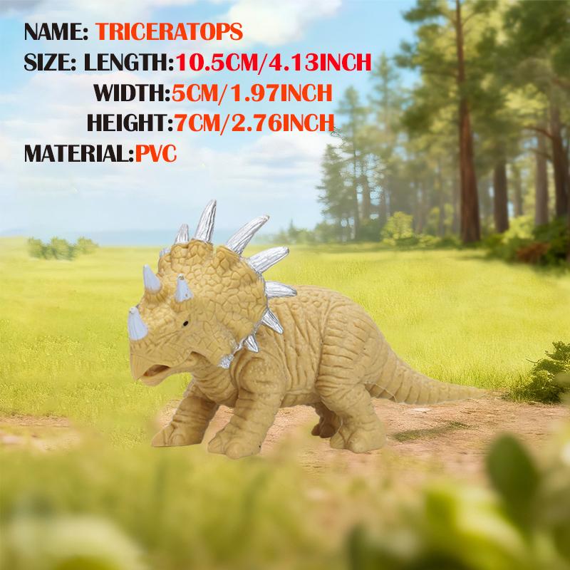 Jurassic Dinosaur Animals Model Action Model Tyrannosaurus Rex Pterosaur Triceratops Collection Educational Kid Toy Boy Present