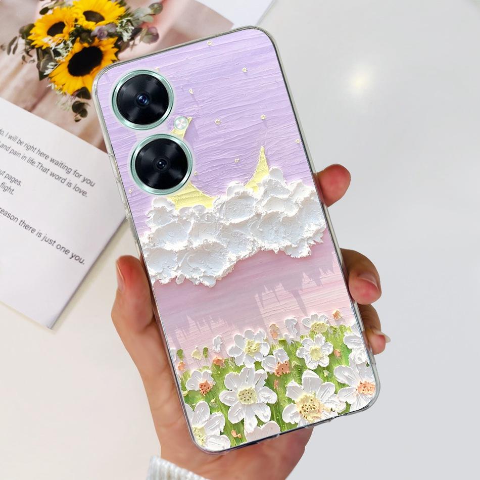 Fashion Elegant Pattern Phone Case For Huawei Nova 11i Soft Silicone TPU Back Cover For Huawei Nova11i 4G MAO-LX9