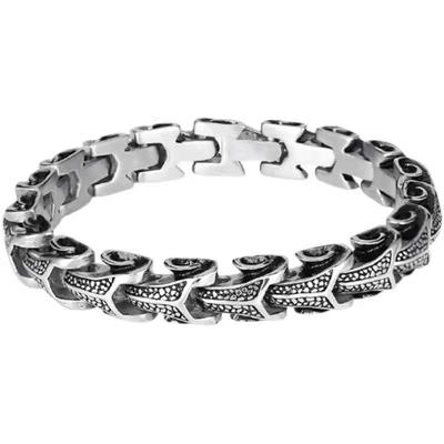 Dragon Bone Bracelet Men's Personality Hip-hop Domineering Bracelet Retro Bracelet Men's Fashion Trend Cuba
