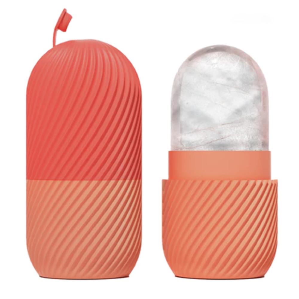 Silicone Ice Roller for Face Reusable Beauty Tool Ice Face Roller Massager Reducing Swelling Ice Cube Tray Natural Conditioning