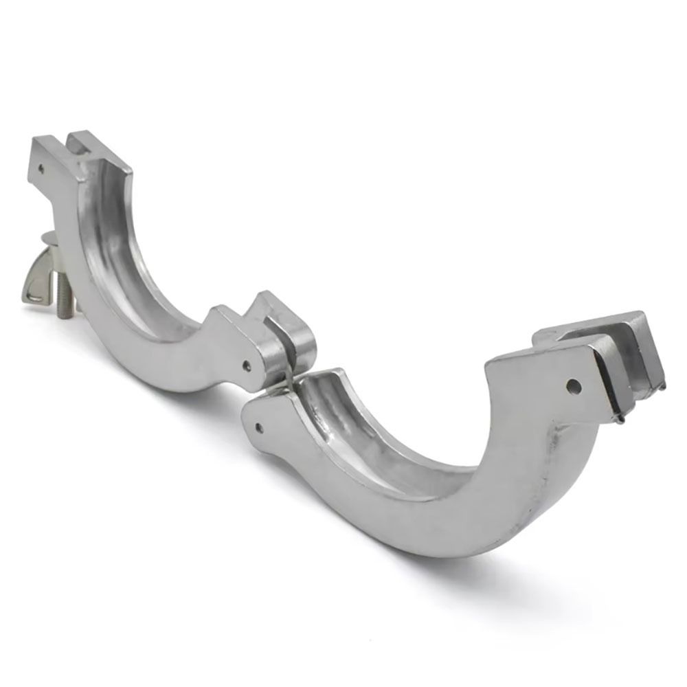 1Pcs New KF16 KF25 KF40 KF50 Vacuum Clamp Aluminum Alloy Double Pin Vacuum Clip Adjustable Three Jig Tube Fitting