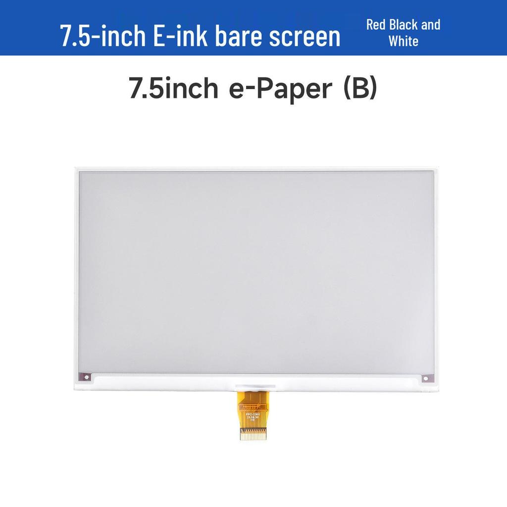 MicroSnow 7,5" E-Paper-Display (Rot/Schwarz/Weiß), 800×480, SPI, Optionales Gehäuse