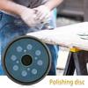 10PCS Grinder Backing Pad Hook and Loop 5 Inch 8 Holes Sanding Disc Sandpaper Tray for 125mm Polishing Machine Abrasive Tools