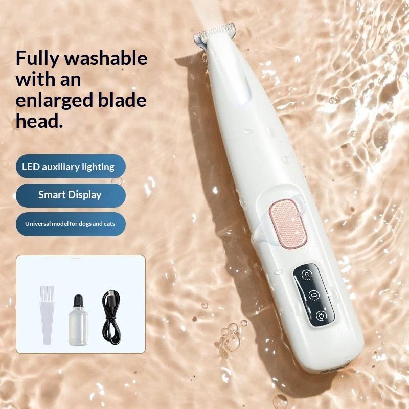Rechargeable Cat And Dog Grooming Scissors, Usb Powered Paw Trimmer, Professional Pet Hair Clipper, Cat And Dog Foot Razor