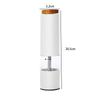 Electric Pepper Grinder Sturdy with LED Light Professional Refillable Adjustable Spice Grinder Portable for Camping Bar Kitchen