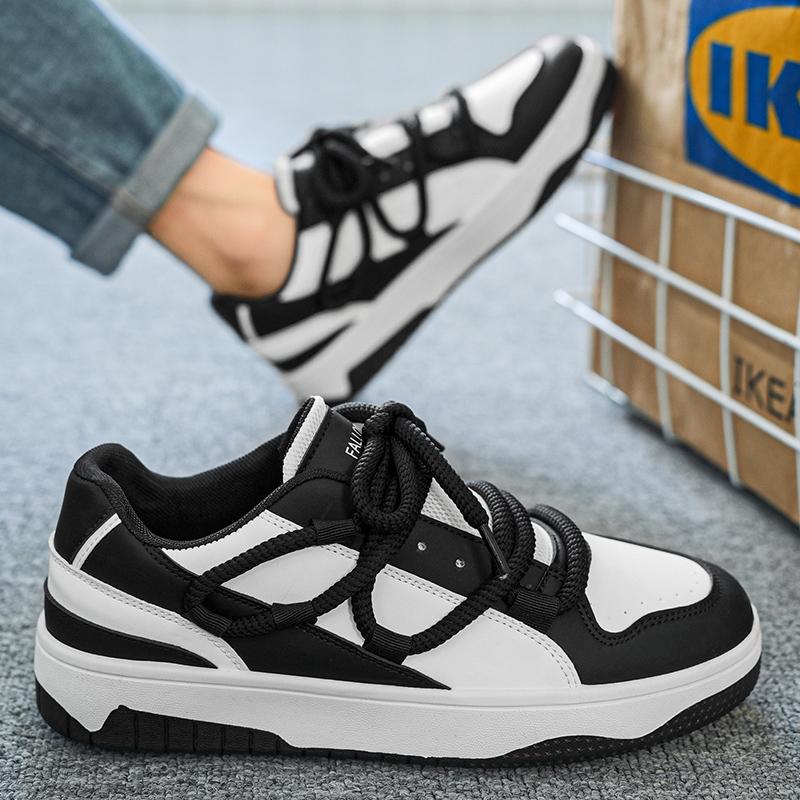 

Мужская обувь модный бренд летняя дышащая толстоподошвенная нескользящая спортивная обувь для скейтборда молодежный тренд универсальная низкая нишевая повседневная обувь 44