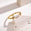 Freshwater Pearl Light Luxury Ring Elegant Finger Ring Simple Pearl Ring  Mother's Day Gift
