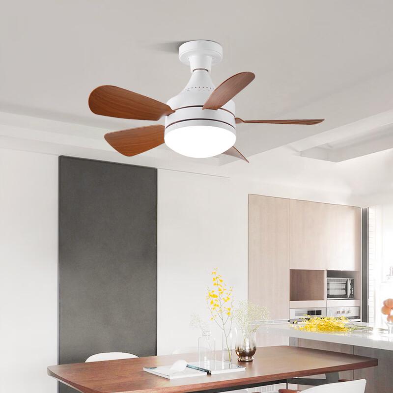 Oeny Wood Grain Ceiling Fan with Light