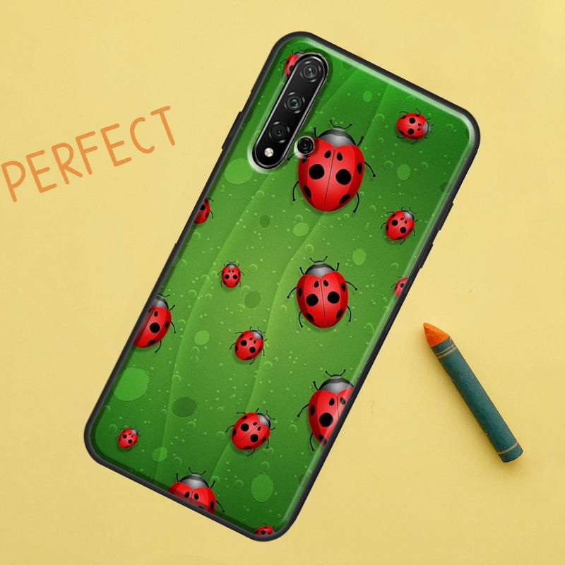 Ladybug Beetle Case For Huawei Nova 9 10 SE 11i 8i 7i 3i Nova 5T Y60 Y61 Y70 Y90 P20 P30 P40 Lite P60 Pro