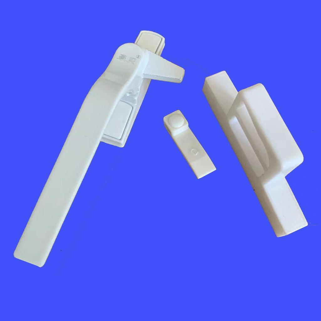 Verstärkter UPVC-Dreh-Kipp-Tür- und Fenstergriff in L-Form mit Schloss