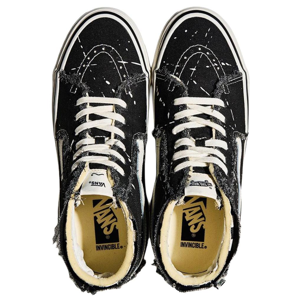 Vans X Invincible Sk8 Off The Rhyme Comfortable Fit Mid-Top Skate Shoes Unisex sneaker Black VN000XUKGTW