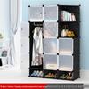 Children's Folding Resin Wardrobe: Assembled Plastic Storage Cabinet for the Living Room