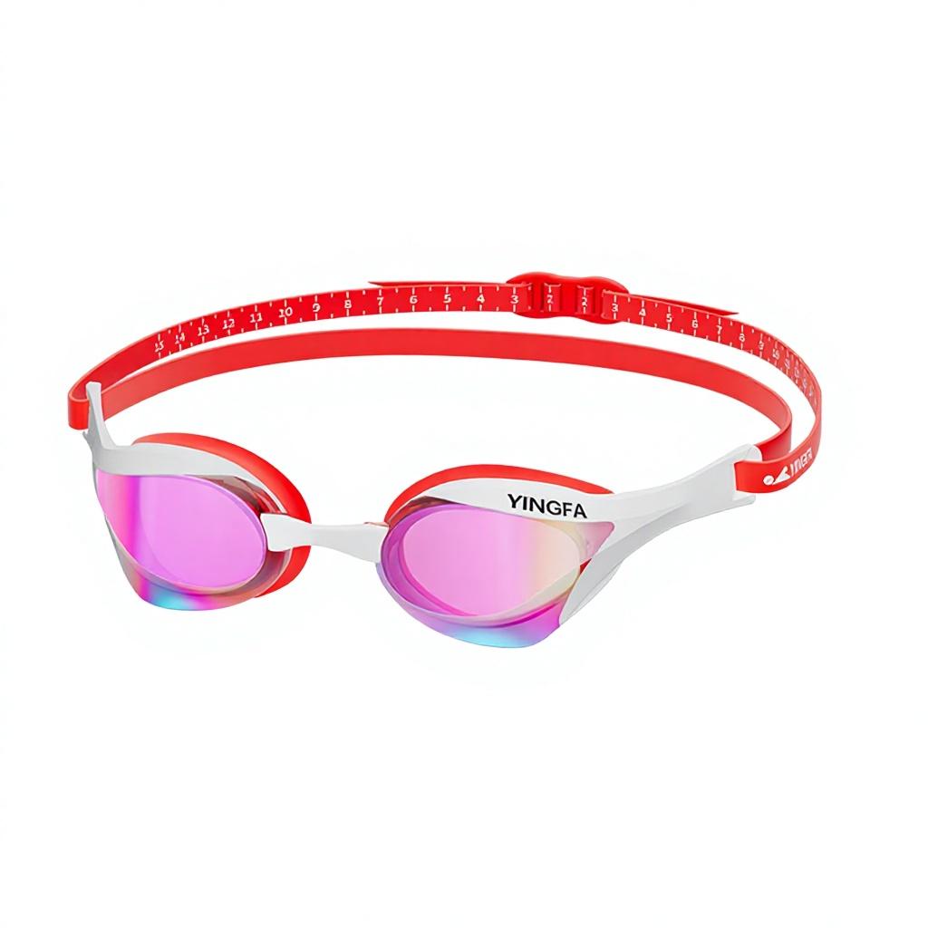 Yingfa Professional Racing Swimming Goggles for Men Women Children Coated Protective Polycarbonate Lens High-Definition Anti-Fog