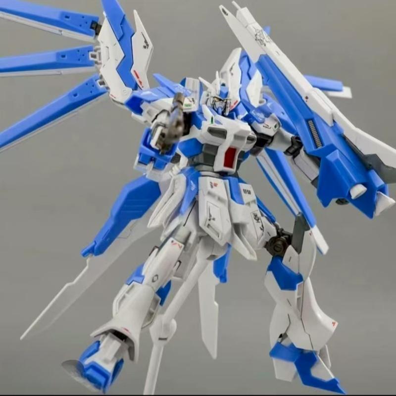 Anime Model RG RX-93-V2 HI-V Anime Model Action Figure Assembly Movable Model Toys Gift Collectible