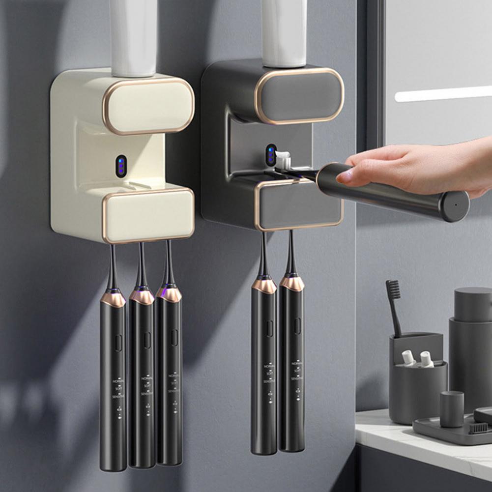Toothpaste Squeezer Electric Automatic Sensor Wall-mounted Intelligent Toothpaste Distribution Type-C Charging Toothpaste Pump
