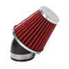 Air Filter 45 Degree Engine Bend Cone Tuning Cleaner 48mm Inner Diameter for Motorcycle ATV Pit