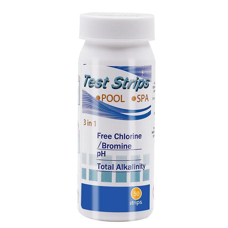 1Pc 3-in-1 Swimming Pool Water Test Strips/bottled PH Chlor-alkali Bromine Hardness Test Strips, Hot Spring Water Quality Test Strips