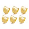 6Pc Alloy Metal Serving Napkins Wedding Ring Napkin For Table Decoration Servilletero Wedding Towel Rings Dinner Cloth Napkins