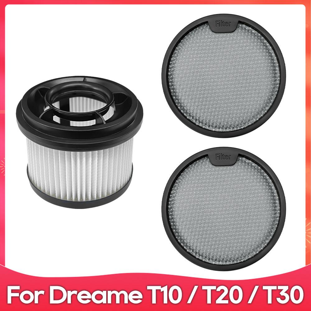 Front Filter Fit For ( Dreame T10, T20, T20 Pro, T30, T30 Neo, R10, R10 Pro, R20, Xiaomi G9, G10 ) Part Accessory