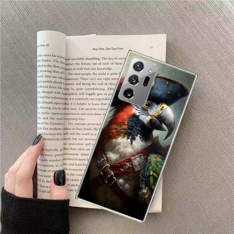 

Macaw Pirate Phone Case for Samsung A17 A37 A57 A07 A16 A26 A36 A56 A05S A15 A25 A35 A55 Galaxy A03 A13 A23 A33 A53 A50S A51 A70 Samsung A33