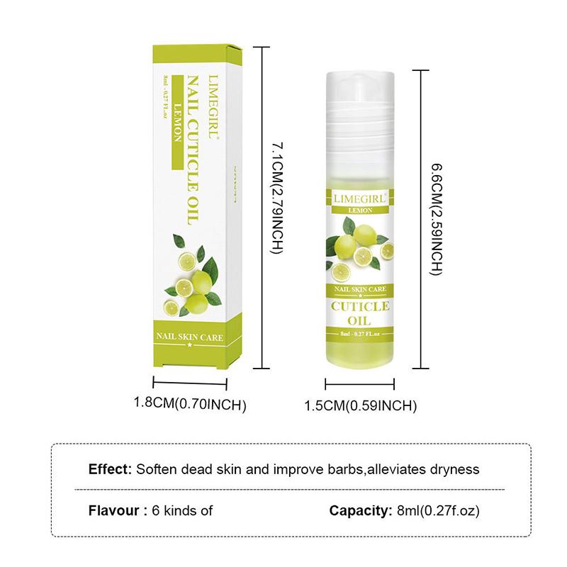 8Ml Nail Nutrition Oil Pen 6 Smells Nail Treatment Cuticle Repair Oil Prevent Agnail Nail Polish Nourish Skin Remedy Manicure