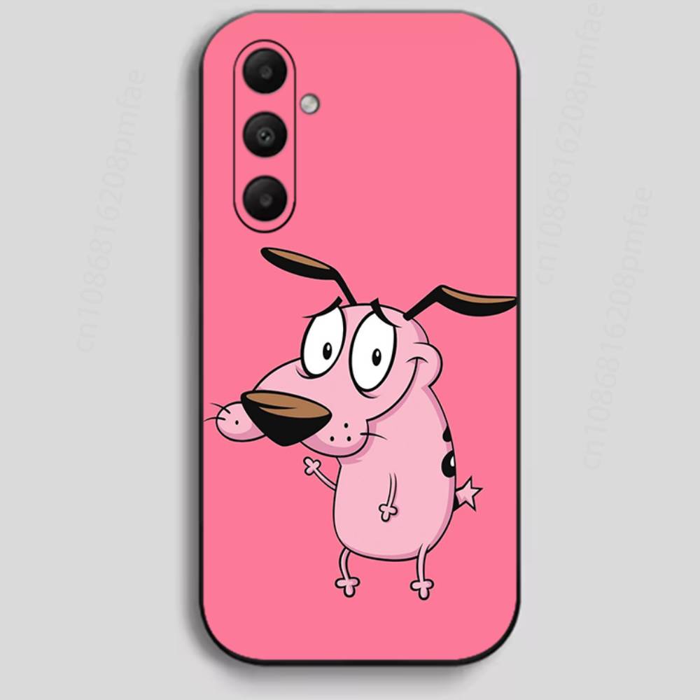 Courage the Cowardly Dog Phone Case for Samsung Galaxy A73,23,53,33,24,72,22,52,32,54,A34 Soft Cover