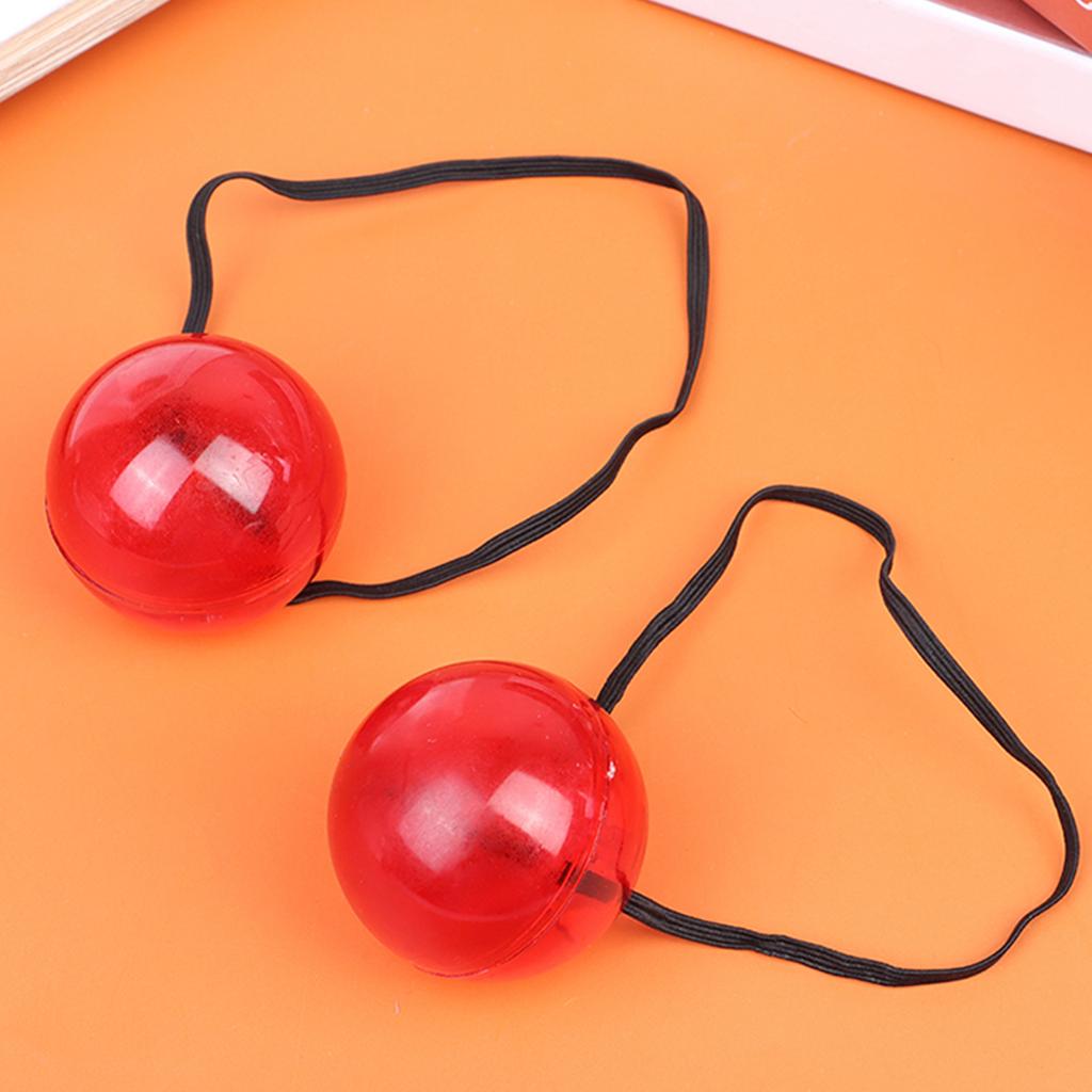 Red Glowing Clown Nose Cosplay Props Party Stage Performances Prop Festival Make Up Skin-friendly Clown Nose Decoration