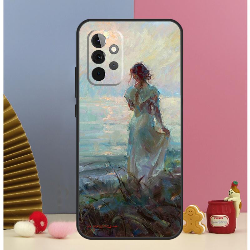 Renaissance art Painting Phone Case For Samsung Galaxy A12 A32 A52 A14 A24 A34 A54 A53 A33 A13 A15 A25 A71 A51 Cover