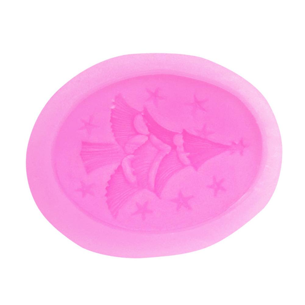 Christmas Tree Shape Silicone Mold DIY Soap Chocolate Biscuit Fondant Cake Decorating Tools