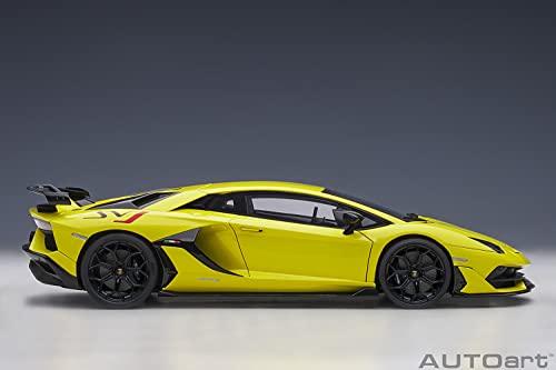 AUTOart 1/18 Lamborghini Aventador SVJ Perłowy Żółty Produkt Gotowy