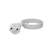 Przewód Przyłączeniowy Kabel Z Wtyczką Prostą 4M 2X1Mm2 Typ E Biały