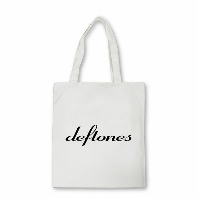 Deftones Band Logo Shopper Bag Men Shoulder Bag Eco Handbag Tote Bag Fashion Deftones Printing Canvas Bag Bolsas
