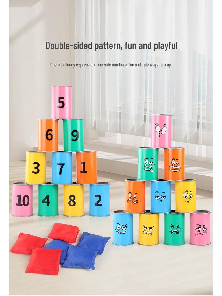 Cross-Border Beanbag Toss Set with Lights - Indoor & Outdoor Ring Toss Toy