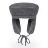VARZAR VA Studded Fly Wool Beret Gray