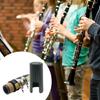 Portable Clarinet Saxophone Mouthpiece Set Black Clarinet Mouthpiece with Caps Ligature Reed for Beginner Student