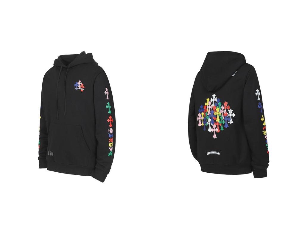 Unisex Autumn/Winter Horseshoe Hoodie with Sanskrit Print - European & American Trend