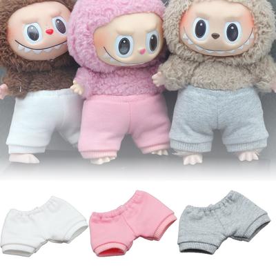 Shorts for 17cm Labubu Dolls Cute DIY Doll Clothes Fashion Accessories Lovely Outfit Gifts for Girls Friends