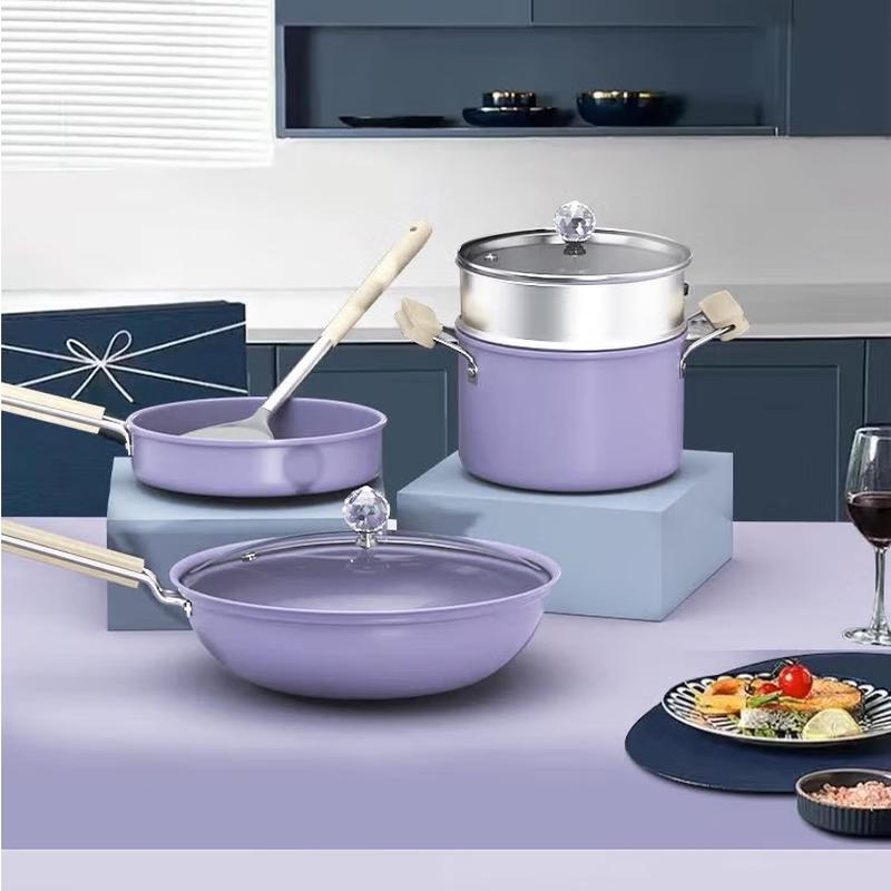 Набор посуды Aibofei Violet из 3 предметов