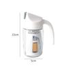 1000ml Kitchen Glass Automatic Opening and Closing Oil Can Household Kitchen Dustproof Large-capacity Glass Oil Bottle