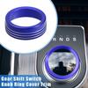 Car Gear Shift Switch Knob Button Ring Cover for Ford Maverick - Blue