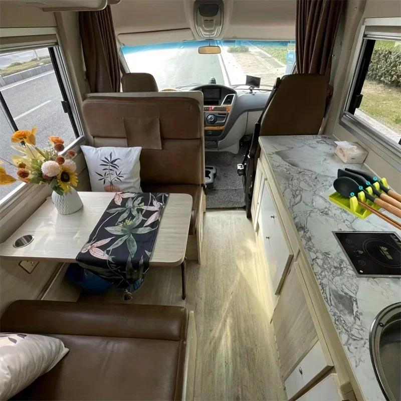 ארגונית מטבח לסירה הכל-באחד חוסכת מקום מתלה רב-תכליתי לסכו"ם/כפות/מכסי סירים פתרון אחסון ימי קומפקטי