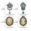  Cameo Vintage Brooches For Women Queen'S Cameo Beauty