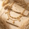 Elegant Gold Color Shell Waist Chain for Women Mermaidcore Festival Layered Chain Summer Beach Vacation Party Jewelry Gift