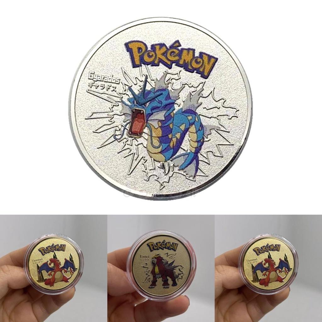 Pokemon Anime Gold Coin Game Commemorative Coin Pikachu Collection- Cute Decorative Piece
