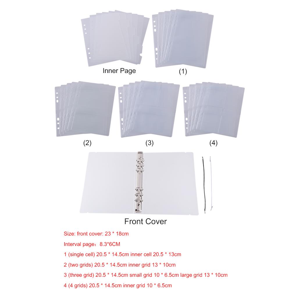 DIY Scrapbook Cutting Die Storage Book For Document Postcard Bank Planner Sticker Album Inner Pages Cover Holder Organizer Bookl