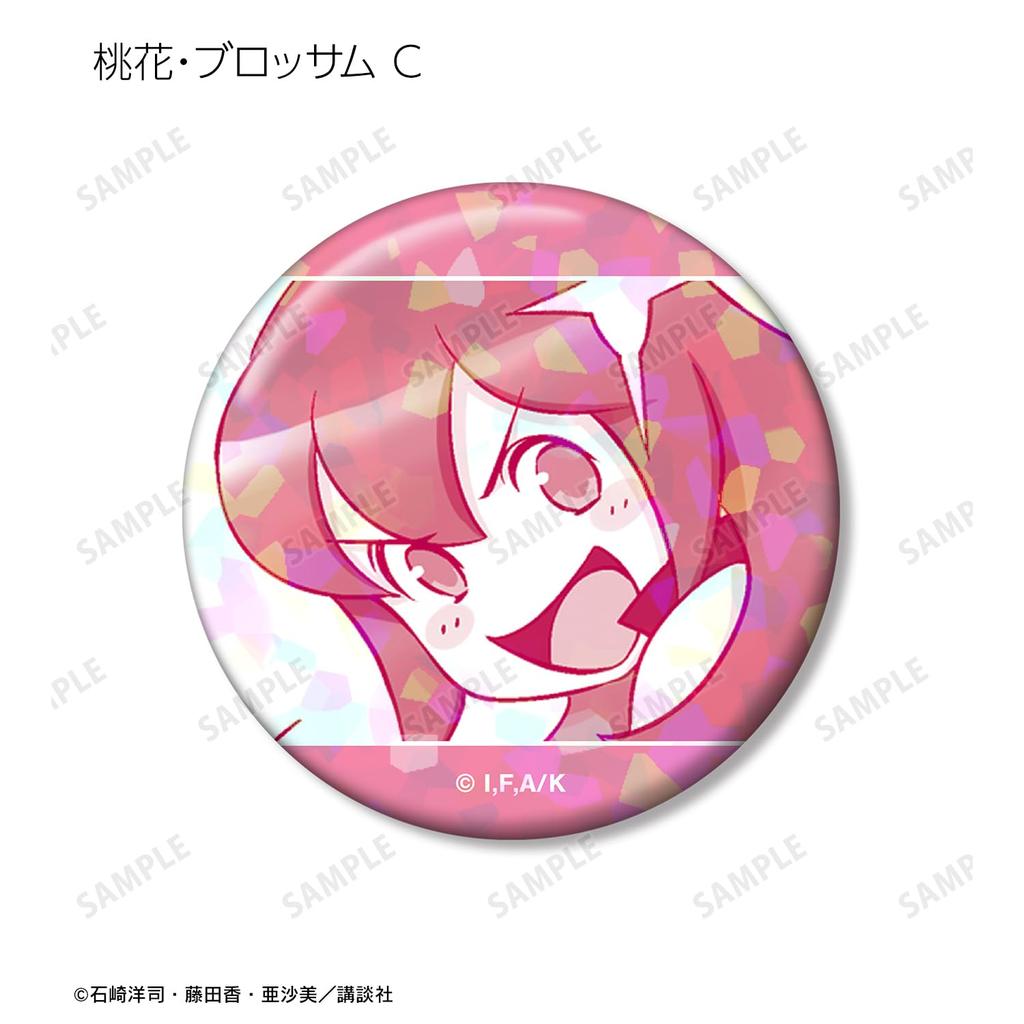 Black Witch is Peach Blossom Holographic Can Badge Set of 3 Coming!!