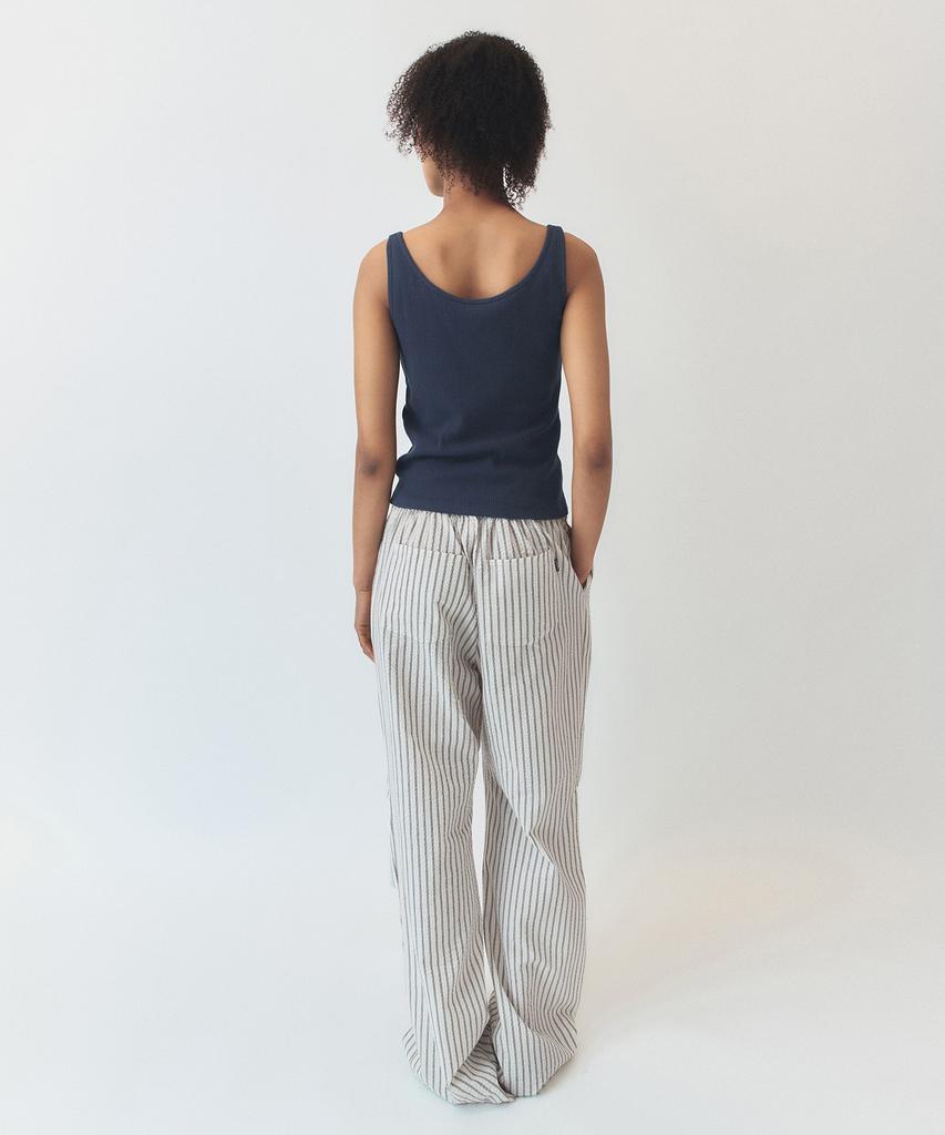 Simeteuligpeosenteu Stripe Easy Pants / Ivory