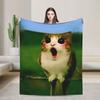 Meowl Cat Owl Plush Toy Animal_1 Blanket Super Soft Quality Winter Blanket Airplane Travel Sofa Bed Novelty Quilt
